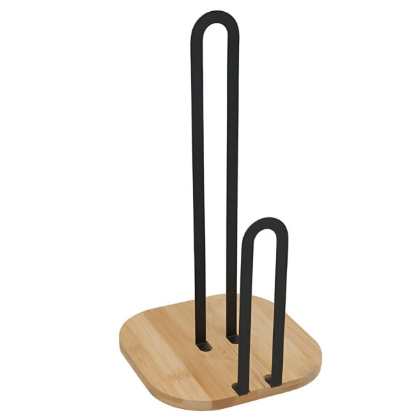 Gerimport Keukenrolhouder - 31 cm - hout - houder voor keukenpapier
