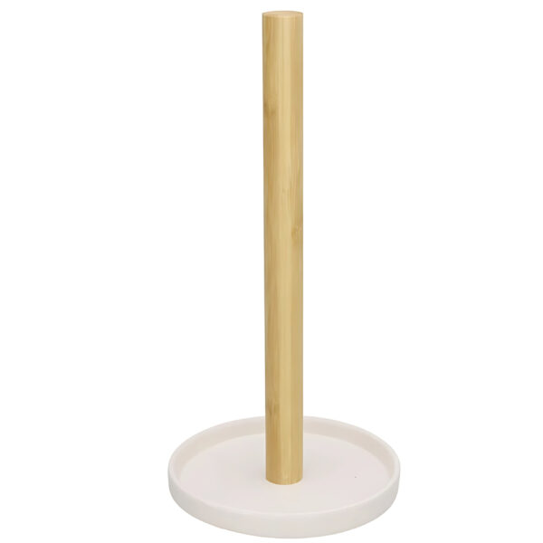 Gerimport Keukenrolhouder - 32 cm - hout - houder voor keukenpapier -