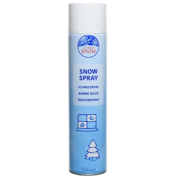 Sneeuwspray - wit - 400 ml - spuitsneeuw - kunstsneeuw - nepsneeuw - sneeuw decoratie